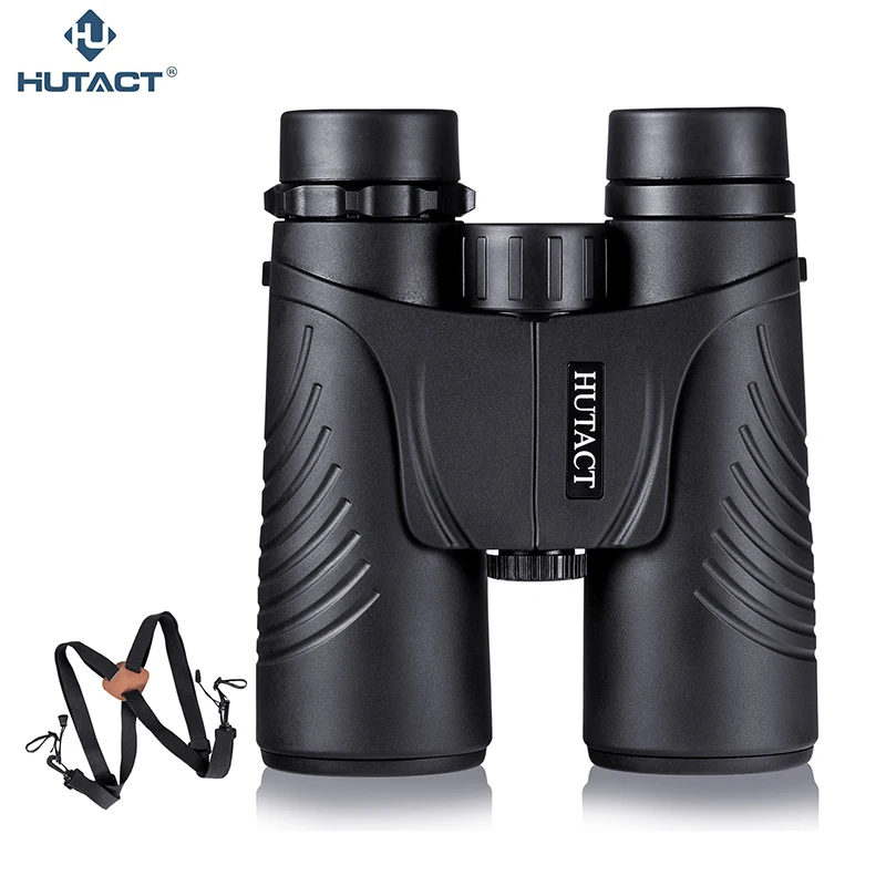 

HUTACT 10x42 Binoculars For Hunting Telescope Birdwatching Hiking Strap Verrekijker Professional BAK 4 Roof Prism For Adult Kids