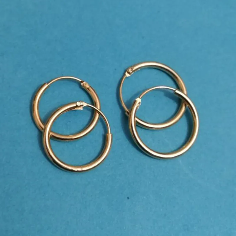 Bovvsky маленькие серьги-кольца золотого цвета круглые серьги-кольца для женщин и мужчин круглые серьги креольские серьги