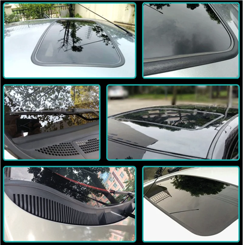 3 м лобовое стекло резиновые люк герметичные Прокладки Автомобиля Стикеры для Lada Priora седан Спорт Калина Granta Веста X-Ray