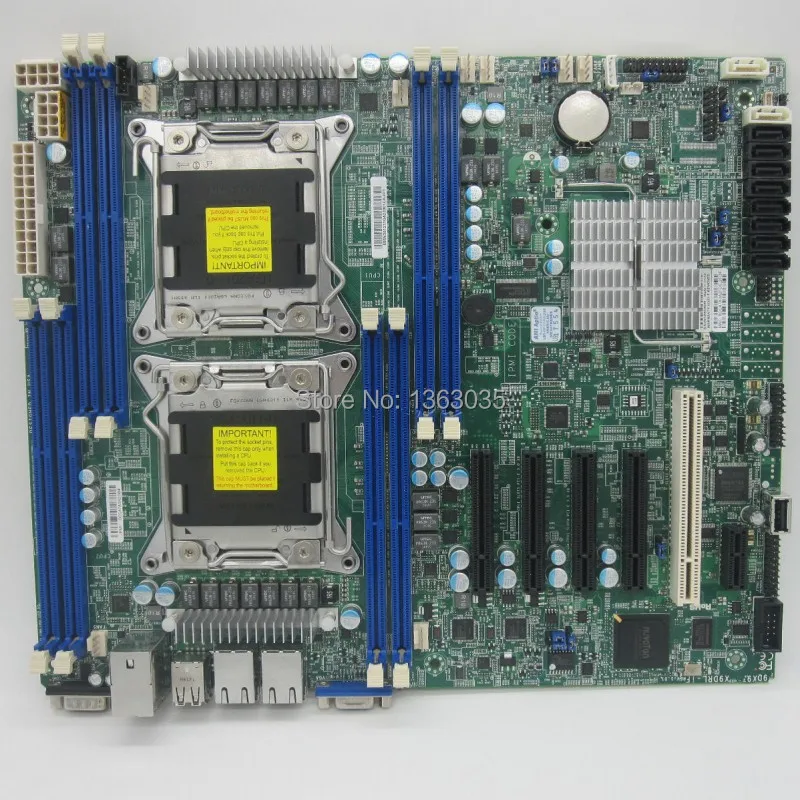 DHL EMS Бесплатная доставка X9DRL-IF материнская плата C602 чипсет LGA 2011 DDR3