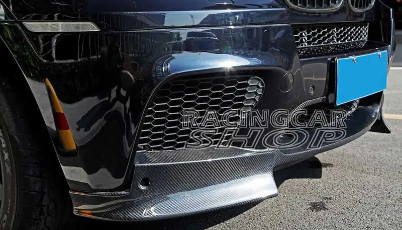 AK Style REAL CARBON FIBER FRONT LIP SPOILER SPLITTER for BMW E70 E71 X5M X6M
