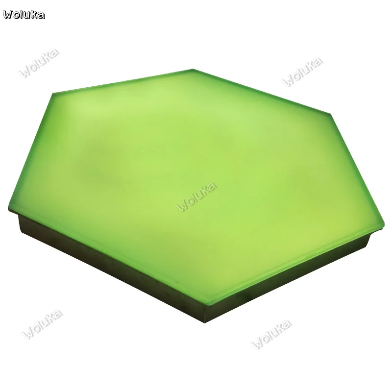 

LED floor tile lamp hexagon floor tile lamp dance lamp luminescent floor lamp round outdoor Waterproof CD50 W03