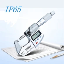 0,001 мм IP65 Электронный микрометр 0-25-50-75-100мм водонепроницаемый цифровой внешний суппорт Микрометры толщиномер метр инструменты