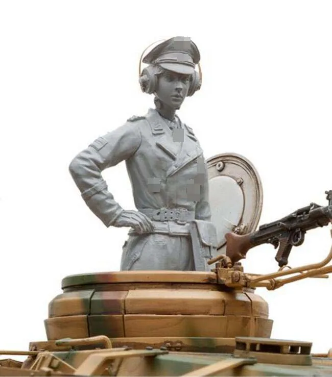 

1/16 Resin Figure Building Kit Female Tanker
