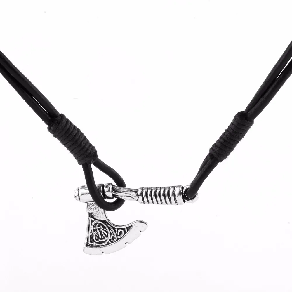 Мужской ювелирный браслет my shape Hammer из кожи Викинг|bracelet men|mens leather accessoriesviking bracelet |