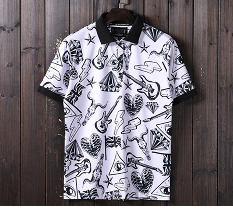 Summer Mens Fashion Polo Shirts  (7)