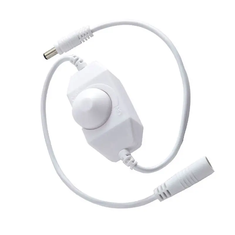 

2pcs 12V 0-100% Brightness Dimmer DC ON/OFF Controller for 3528 5050 LED Strip Lights