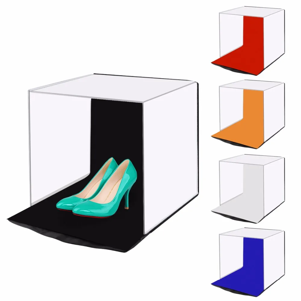 40*40 см, софтбокс для фотостудии, палатка, софтбокс, освещение для фотосъемки, палатка, коробка с 5 цветами, фоны для телефона, DSLR, камера, фото