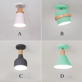 

Nordic Macaron ceiling lights modern home decoration aisle ceiling lamp corridor hall entrance creative balcony lamps E27