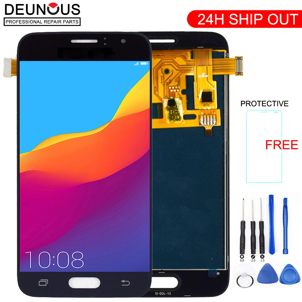 ЖК дисплей j120f для Samsung galaxy J1 2016 J120F J120M J120H сенсорный экран дигитайзер j120f|Экраны