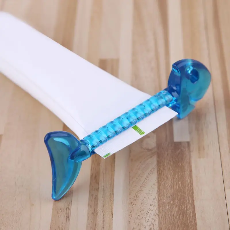 Toothpaste Squeezer Clear Paste Tube Dispenser Snacks Package Clip Cosmetics Cleaser Extruder For Home Bathroom Kitchen