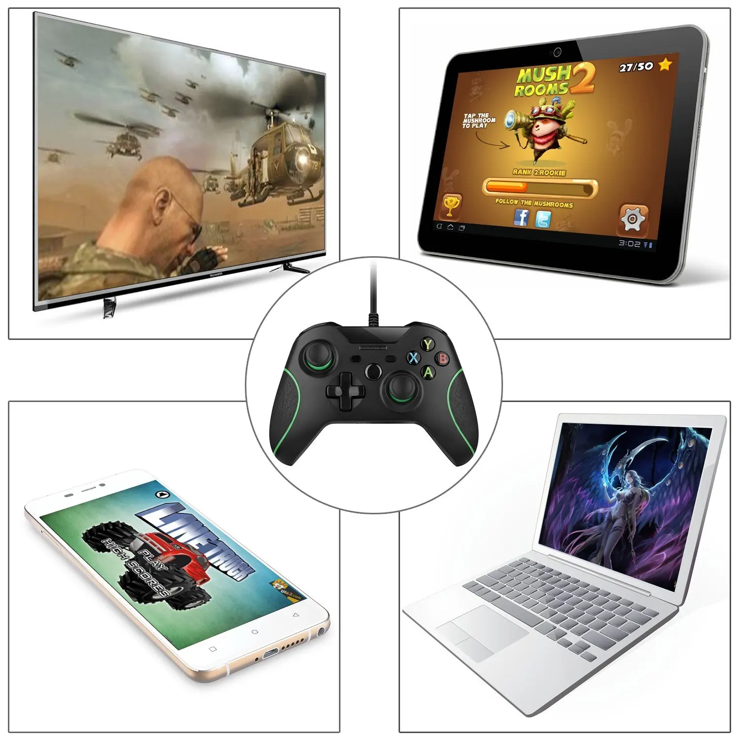 Проводной контроллер для xbox one пульта геймпад Slim PC Windows Mando джойстик|Геймпады| |
