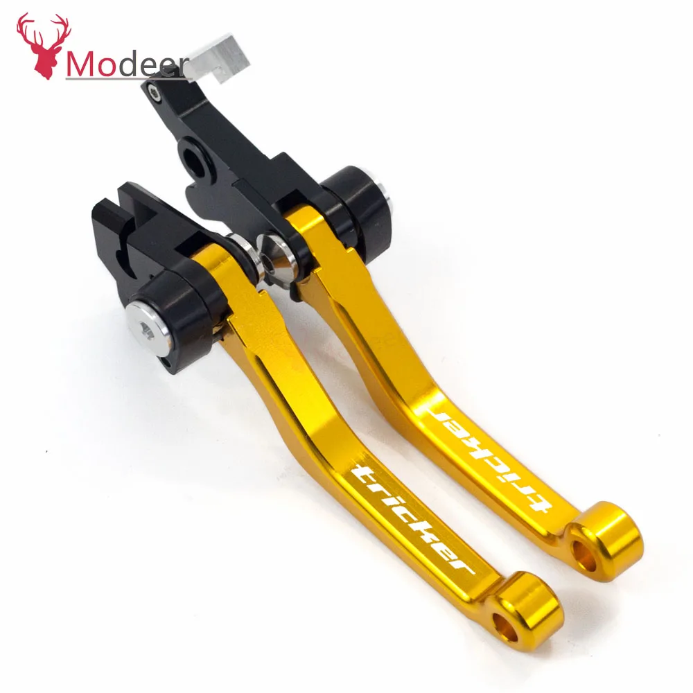Для YAMAHA TRICKER 2004 2009 2010 2012 2013 алюминиевый мотоцикл Pivot Dirt Bike тормозные рычаги