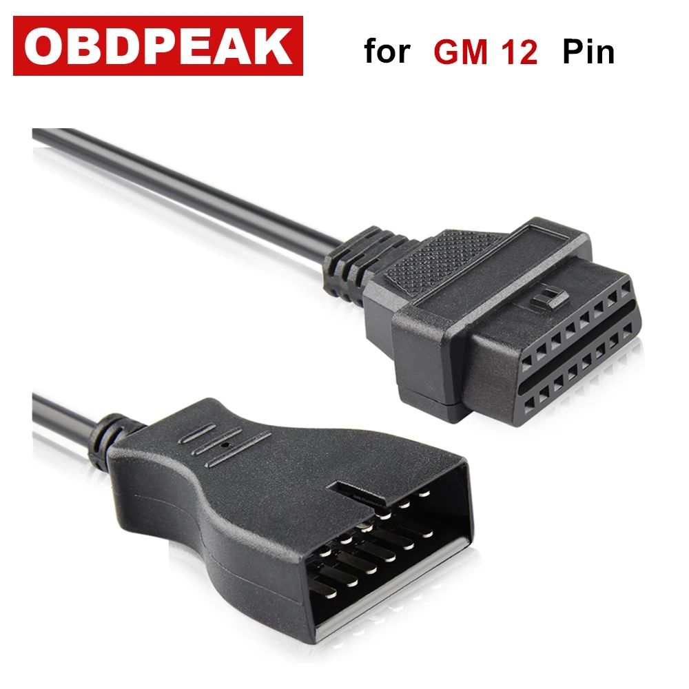 OBD/OBD2 Connector for GM 12 Pin Adapter to 16Pin Diagnostic Cable 12Pin For Vehicles 2018 Newest Free Shipping | Автомобили и