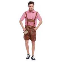 Костюм для Октоберфеста, человек Lederhosen Bavarian Octoberfest, немецкий пивной фестиваль, косплей, взрослые, мужские вечерние костюмы на Хэллоуин