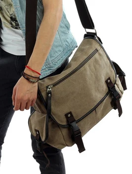 

Men's shoulder bags Multi bag Canvas Shoulder Bag Large canvas bag