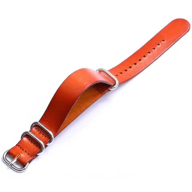 

20mm/22mm Light Brown Genuine Leather Watch Band Strap Bracelet Pin Buckle Pin Buckle Horloges Mannen