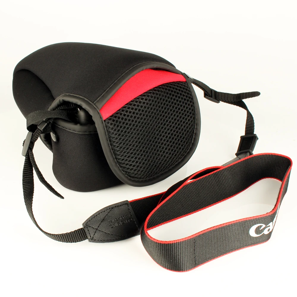 Aau Schwarz DSLR Kamera-schutzhülle Tasche und Objektiv Canon EOS 1200-d 60D