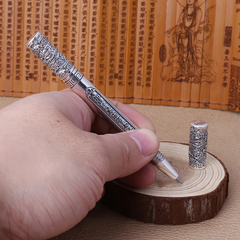 EDC 925 Серебряная тактическая ручка для самообороны и выживания карандаш с письмом
