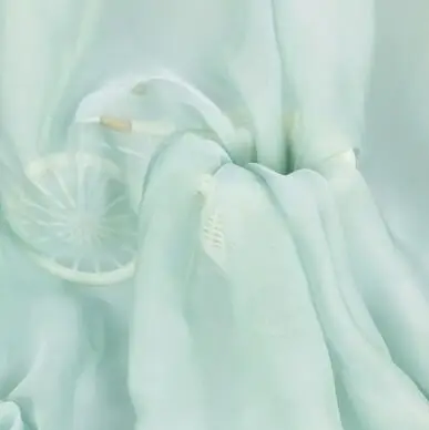 Фантазийный шифон 30D катионный шифон ткани Искусственный шелковый шарф древний костюм Одежда Ткань 150x100 см - Цвет: as picture