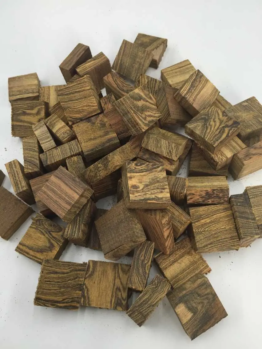 

100 Pieces Lot Mexico Bocote Wood Blanks Crafts Wood Ring Timber Tones/Wood picks