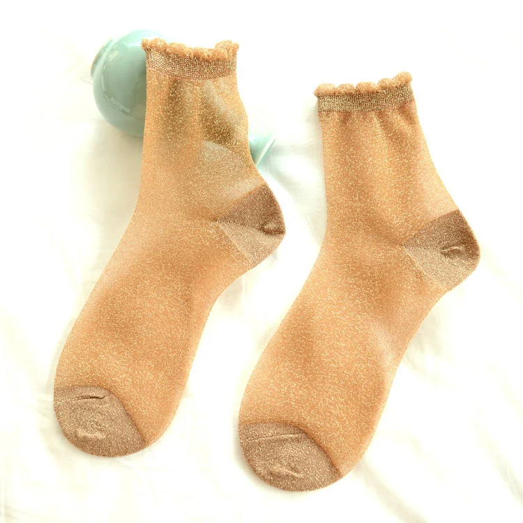 HUI GUAN, однотонные женские носки в Корейском стиле, сексуальные, дышащие, прозрачные, ультра-тонкие, крутые носки, женские, мягкие, модные, женские носки