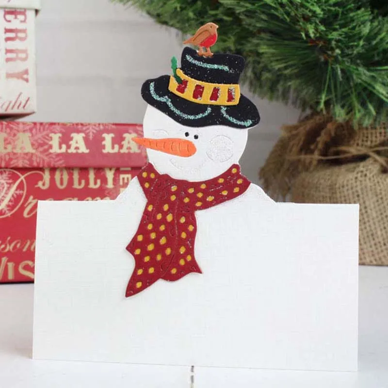 

Christma Winter Snowman Metal Cutting Dies Stencils For DIY Scrapbooking Decorative Embossing Handcraft Die Cutting Template
