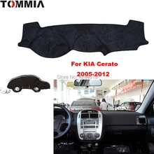 TOMMIA приборная панель Крышка приборной панели коврик для автомобиля солнцезащитный козырек анти-УФ приборная панель для автомобиля коврик для KIA Cerato 2005-2012