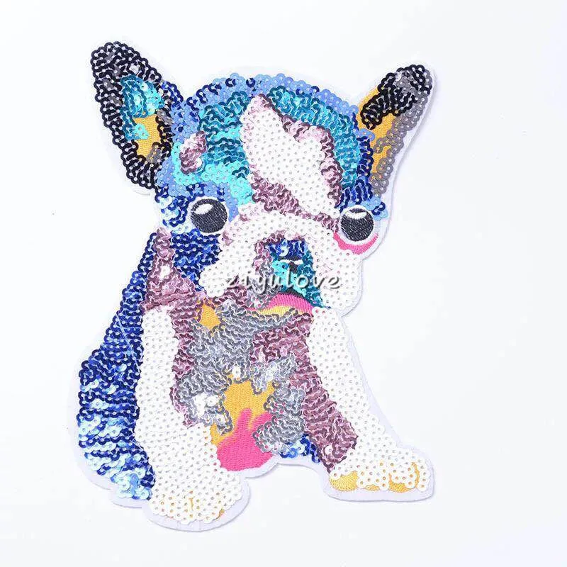 

21 cm/dog/Cloth paste/Embroidery/grams Sequins PVC Flat for DIY Card Making Craft Color Collection