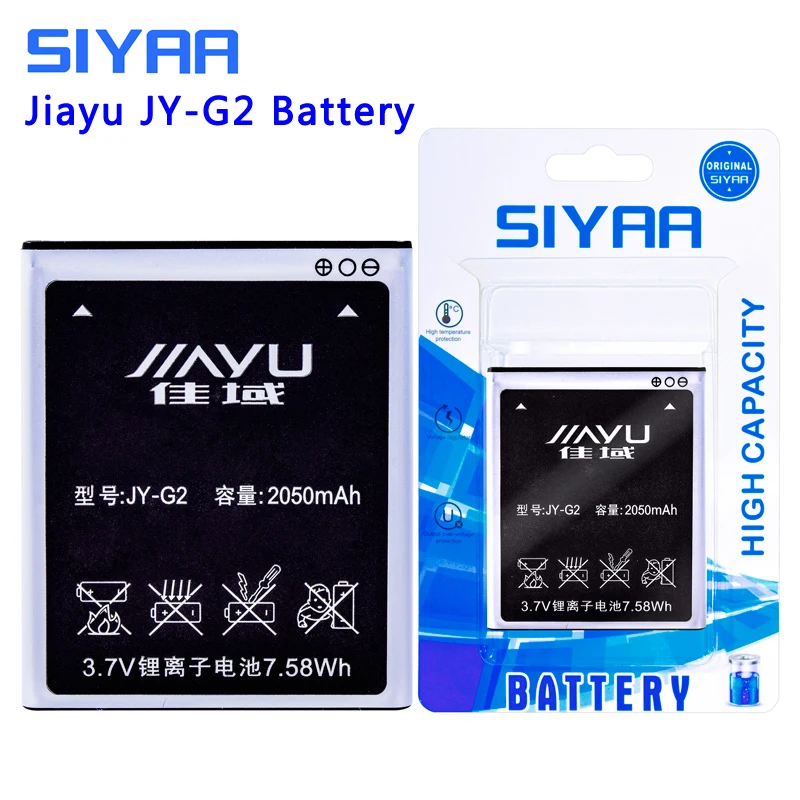 SIYAA мобильного телефона Батарея JY-G4 JY-S3 JY-G2 JY-G3 для JIAYU G4 G4S G4T JYS3 S3 JYG2 G3 Замена литий-полимерная батарея Batteria