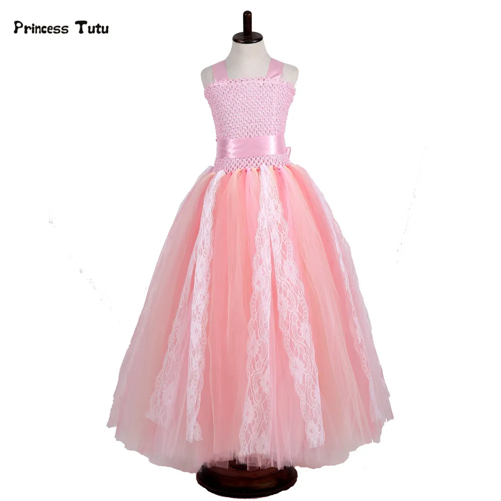 navy blue and pink flower girl dresses