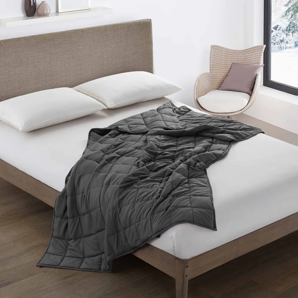 

100% Cotton Weighted Blanket Gravity Blanket Sleep Aid Pressure Blanket Decompression Blanket Insomnia Gravity
