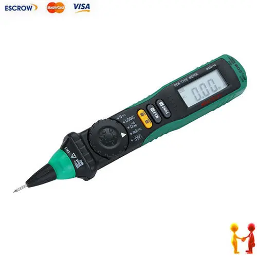 

Mastech MS8211D Digital Multimeter Pen Type Meter DMM Logic Level Test Auto-ranging Current Tester