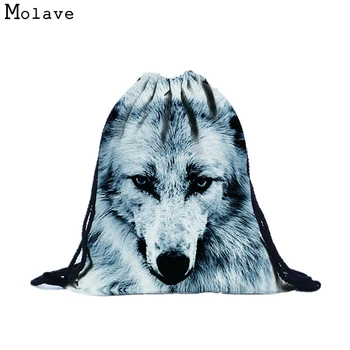 

Naivety New Backpack Unisex Dogs Patten Backpacks 3D Printing Drawstring Bags AUG08 drop shipping