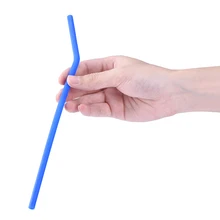 Reusable Silicone Straws Set with Brush