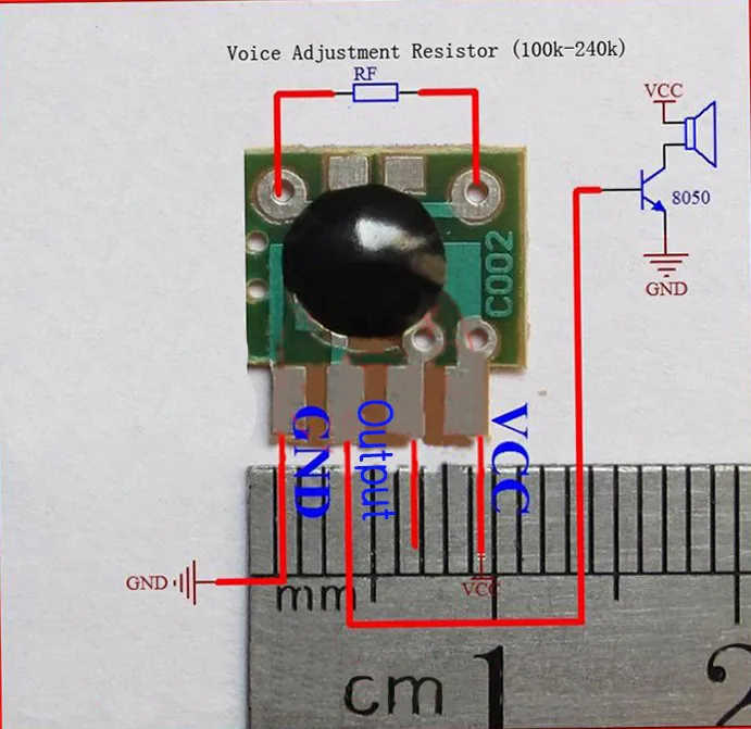 Звуковой модуль для игрушек схема