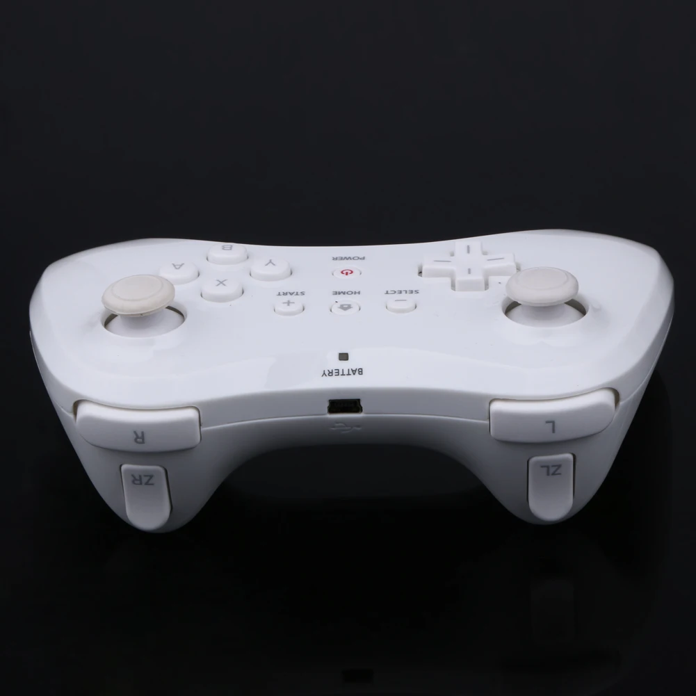 Беспроводной Классический Pro контроллер геймпад двойные аналоговые палочки и эргономичная раскладка кнопок геймпад с кабелем для nintendo для WiiU