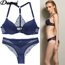 Dainafang novo 2019 elegante vs sutiãs conjuntos de roupa interior paties y-line sexy ab cup lingerie das mulheres push marca up meninas secretas