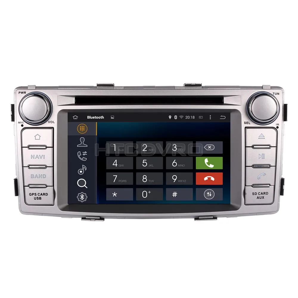 Top YMODVHT 6.2inch 4G Octa Core Android 9.0 7.1 Car DVD Player for Toyota Hilux 2012- GPS Auto RDS Radio Audio Video Stereo 18