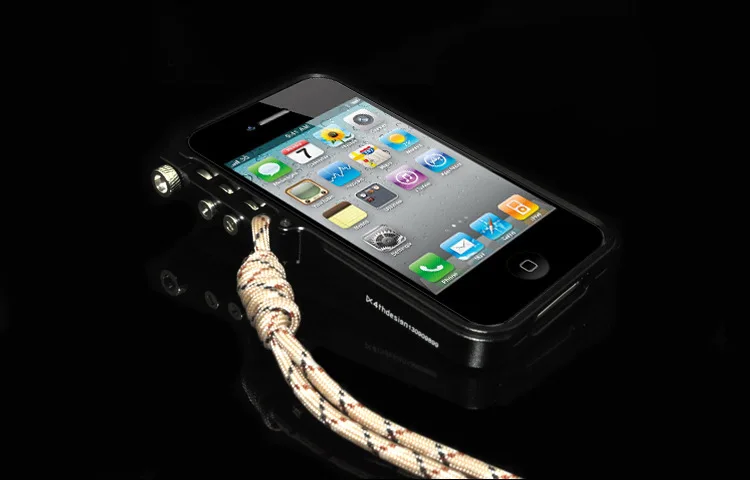 black R-Just для iphone 5S, чехол для iphone SE, супер механический алюминиевый бампер, металлический каркас, чехол для iphone 5, 4S, 4 - Цвет: black