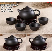 Förderung! (1 Teekanne und 4 Tassen) 24 arten Yixing Handgemalte Zhu Schlamm Teekanne West Teekanne Filter Keramik Tee-Set Blumentöpfe