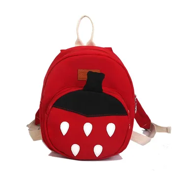 

kids kindergarten Strawberry backpack/kid school bags/Satchel for boys girls free shipping 2018 Cartoon dog children backpacks