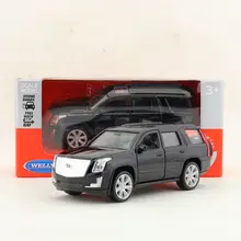 Модель автомобиля из 1:36 сплава, высокое моделирование Cadillac Escalade SUV, 2 открытые двери, металлические Литые игрушечные транспортные средства