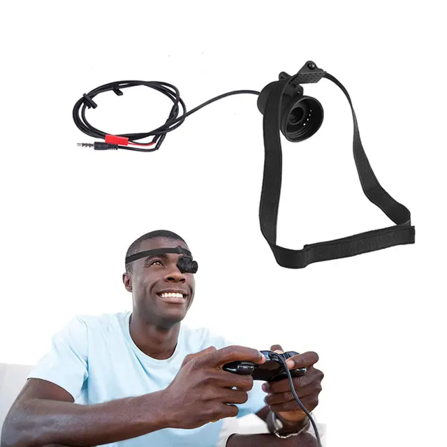$75.91  DIY 80 Inch 854x480 Monocular Micro LCD Displayer Headset Monitor Support AV Input FPV Goggles for 