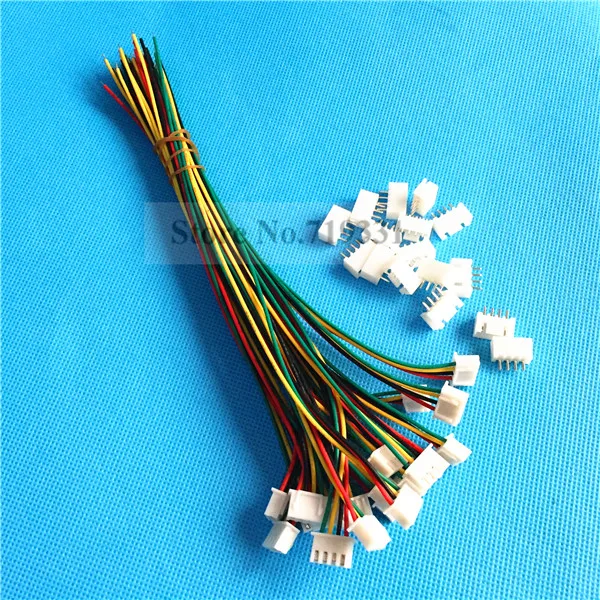 

1000Sets XH2.54 Single-Head 4Pin 4Way Wire To Board Connector With Socket