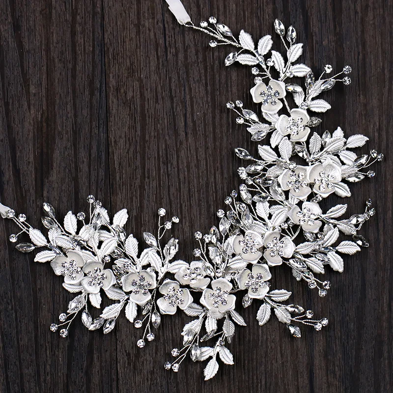 

Fashion Beautiful Mermaid Wreath Wedding Bridal Crowns Headband Hair Accessories Girl Summer Beach Flower Wreath Head Decoration