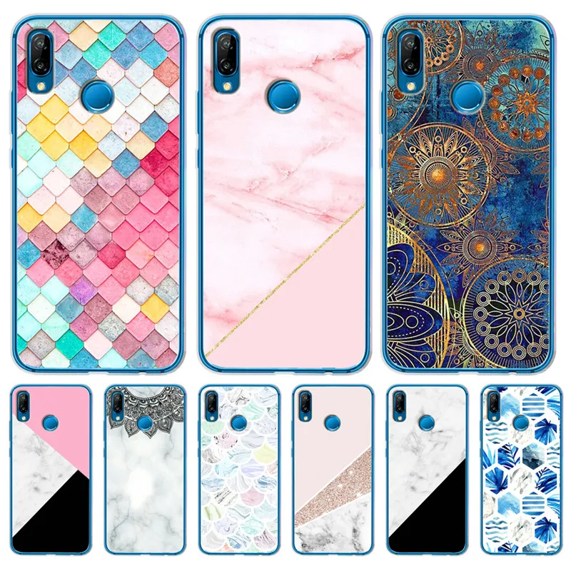 

Luxury For Huawei Mate 9 10 20 P8 P9 P10 P20 P30 P Smart Lite Plus Pro phone Case Cover Coque Etui Marble Pattern Women cute