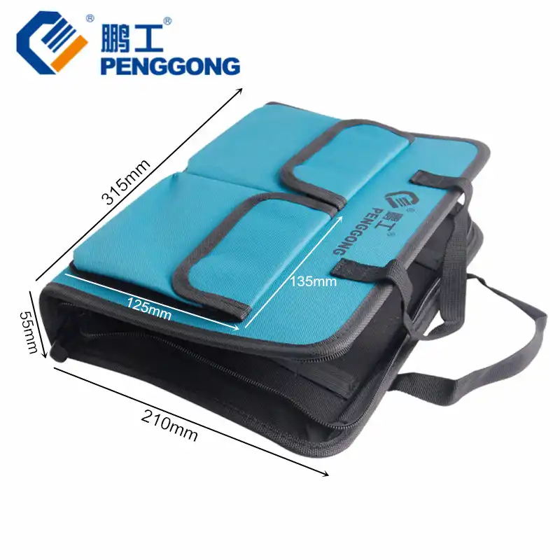 Bolsa cintura electricista,PENGGONG Bolsa de herramientas impermeable con cintur/ón Vestibles Bolso Organizador Oxford Canvas Tool Bag para carpintero electricista Herramientas de reparaci/ón