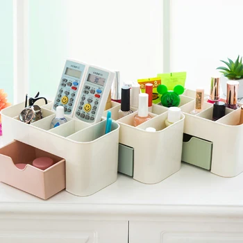 

Sale 1PC Mini Makeup Storage Box Cosmetic case Lipstick Cases Sundries Case Small Objects Box Wholesale Desktop Organizer