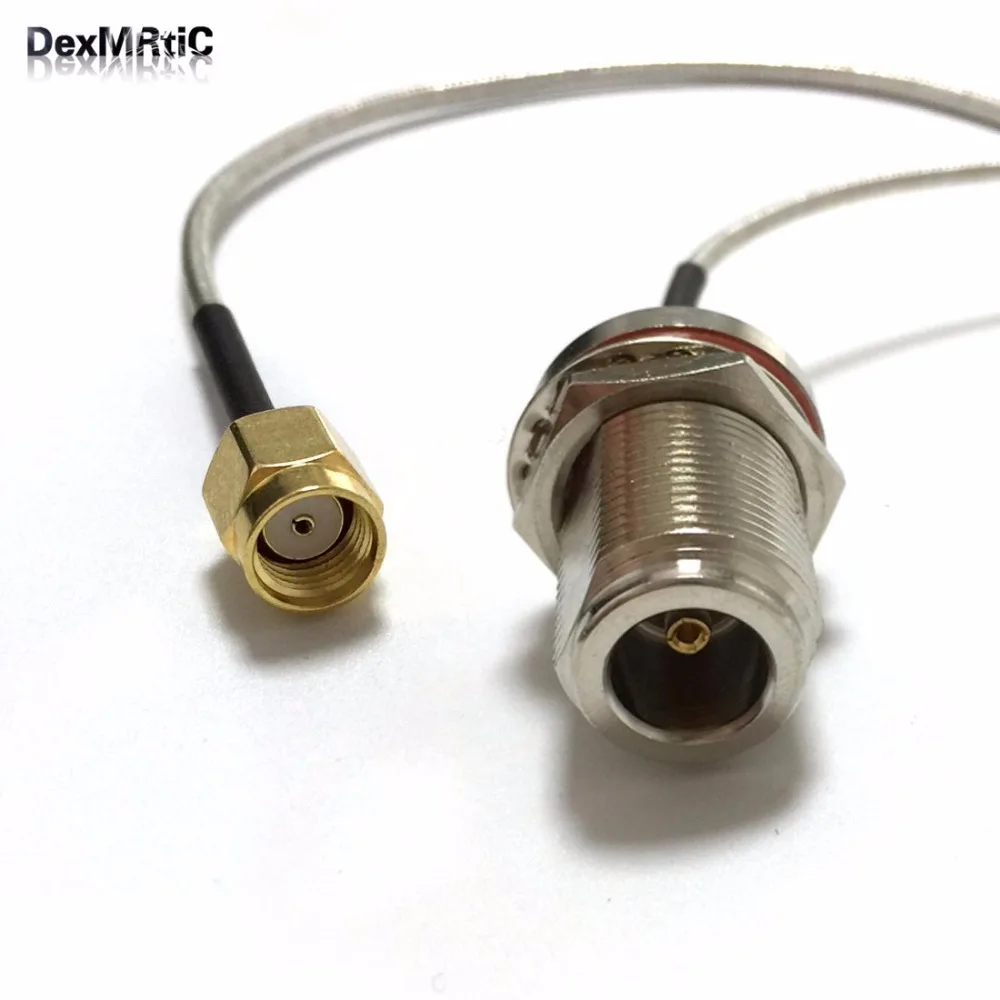 Коннектор RP SMA папа-мама RG405.086 20 см 8 дюймов 30 50 100 | Строительство и ремонт